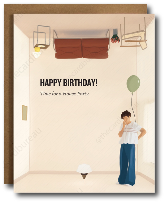 Harry's House Party Birthday Card