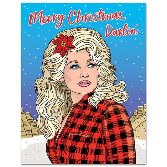 Merry Christmas Darlin' Dolly Christmas Card