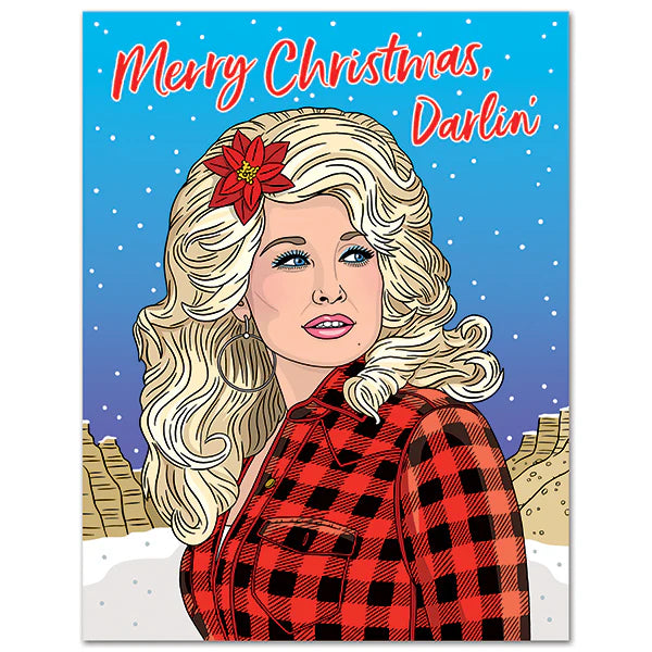 Merry Christmas Darlin' Dolly Christmas Card