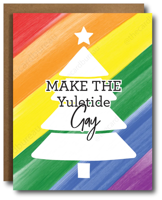 Yuletide Gay Greeting Card