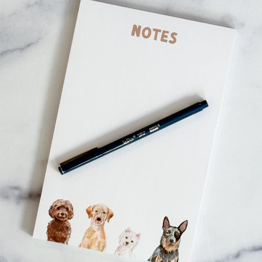 Dog Notes Notepad