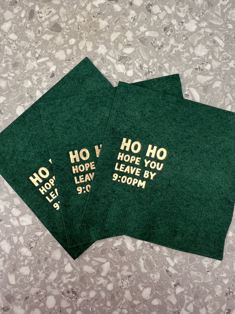 Ho Ho Hope you leave Napkins