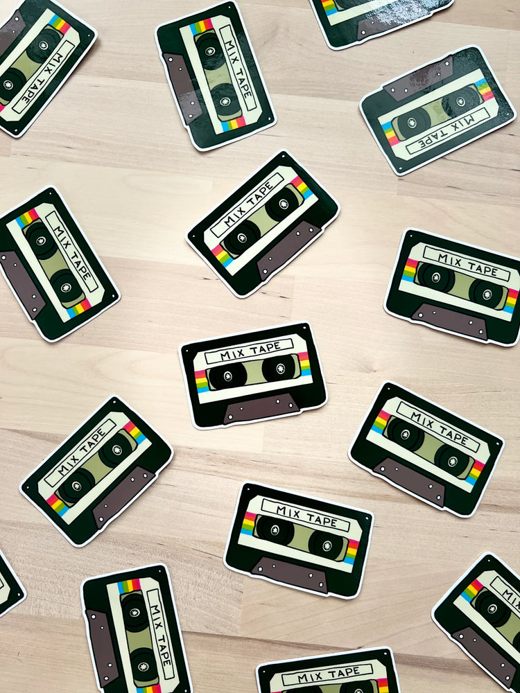 Mix Tape Vinyl Sticker