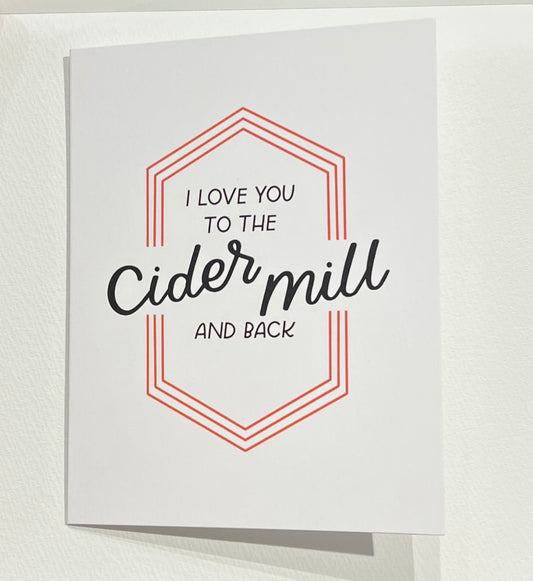 Love You to The Cider Mill Card