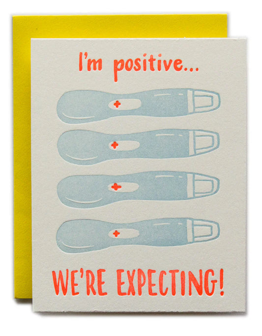 We're Expecting Greeting Card