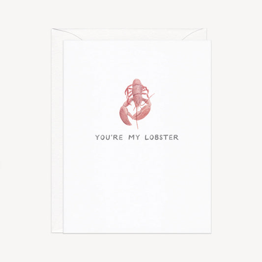 You're My Lobster Love Card