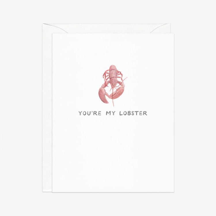 You're My Lobster Love Card