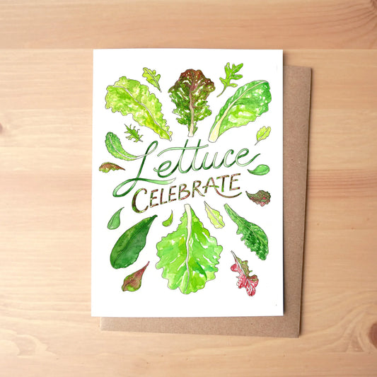 Lettuce Celebrate Card