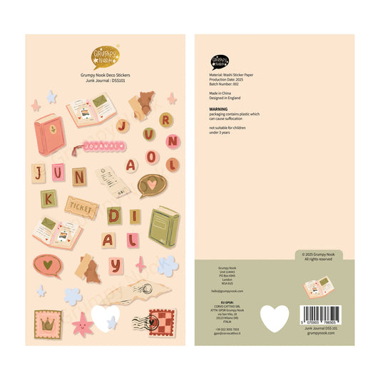Junk Journal Sticker Sheet