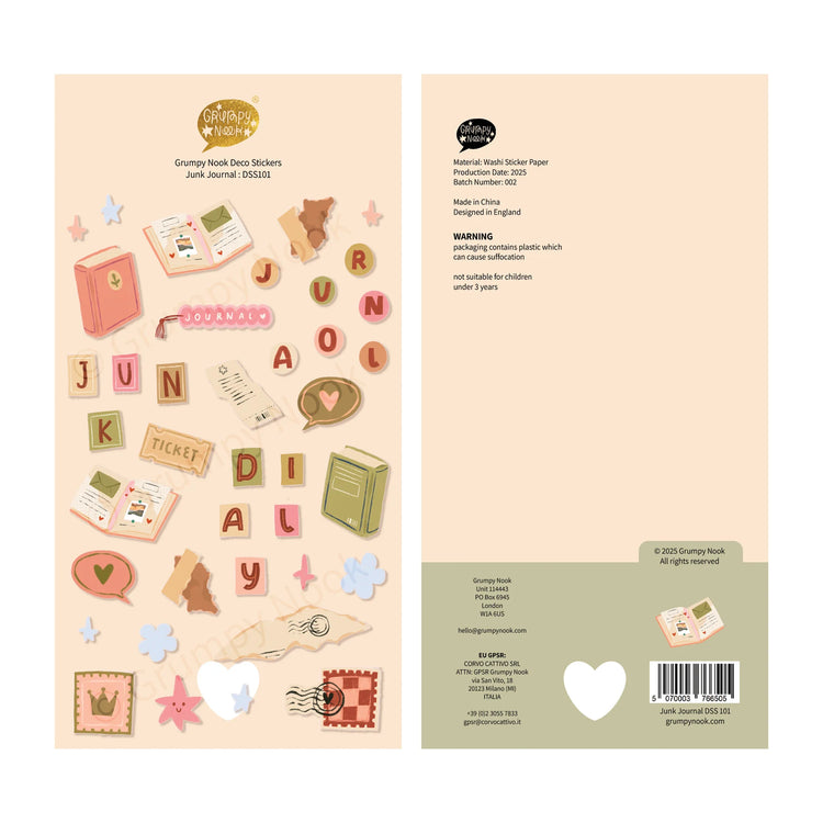Junk Journal Sticker Sheet