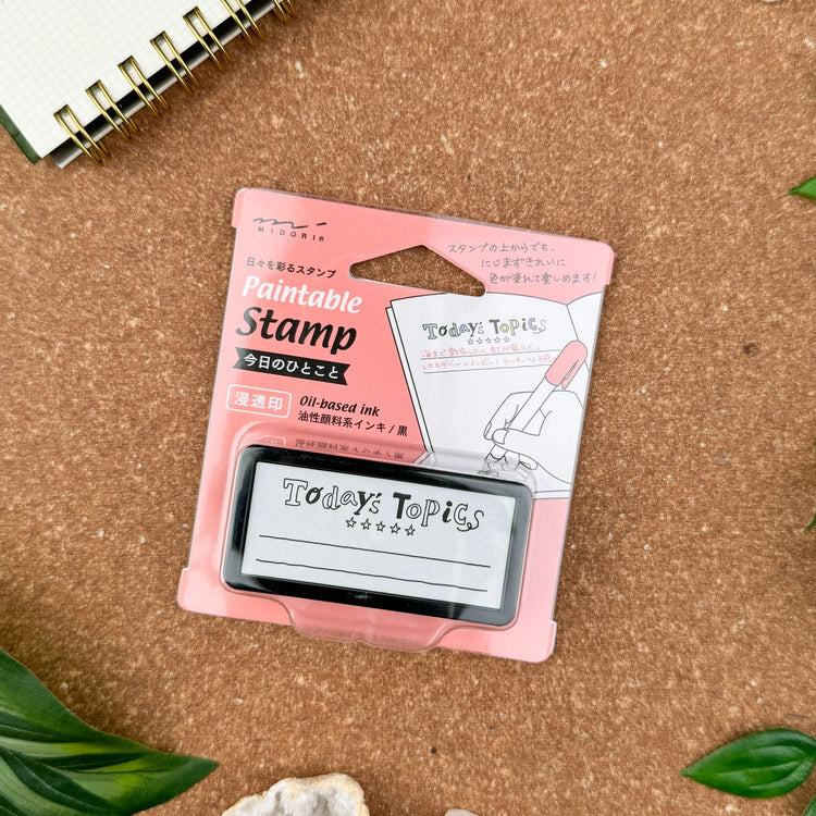 Pre-Inked Half Size Stamp