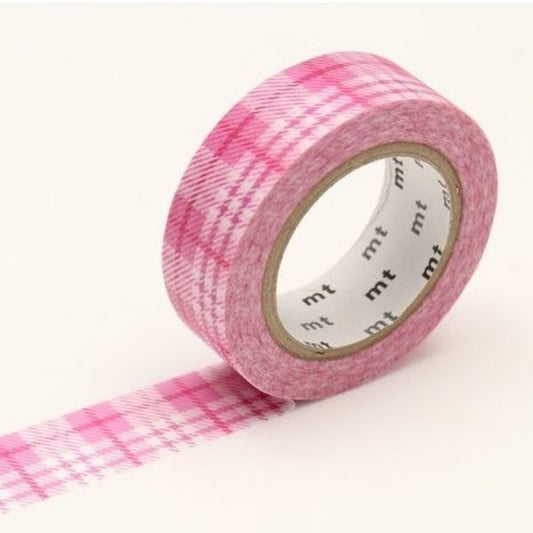 Checkered Pink Washi Tape