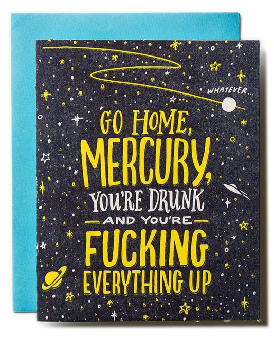 Go Home Mercury Greeting Card