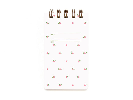 Mini Floral Pink Reporter Pad