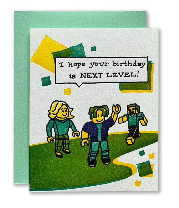 Next level Birthday Card