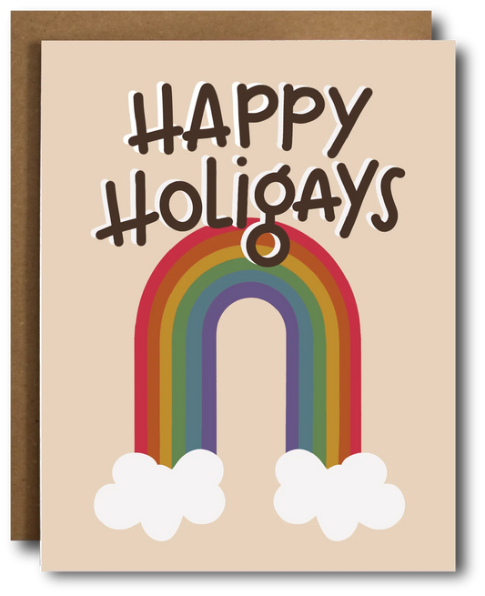Happy Holigays Greeting Card