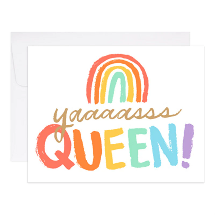 Yas Queen Greeting Card