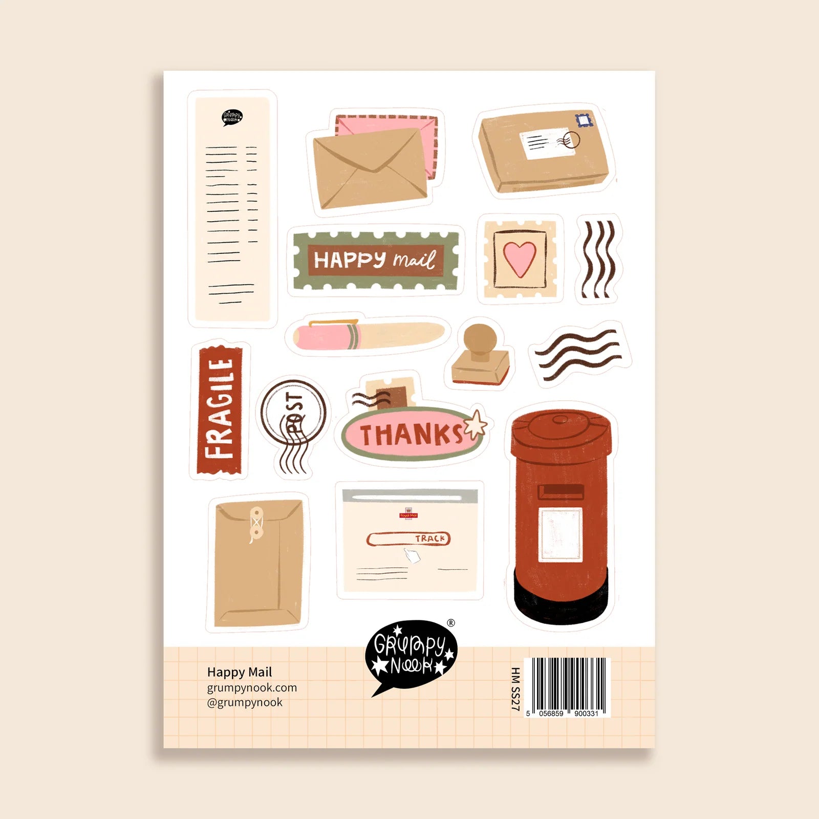 Happy Mail Sticker Sheet – Duly Noted