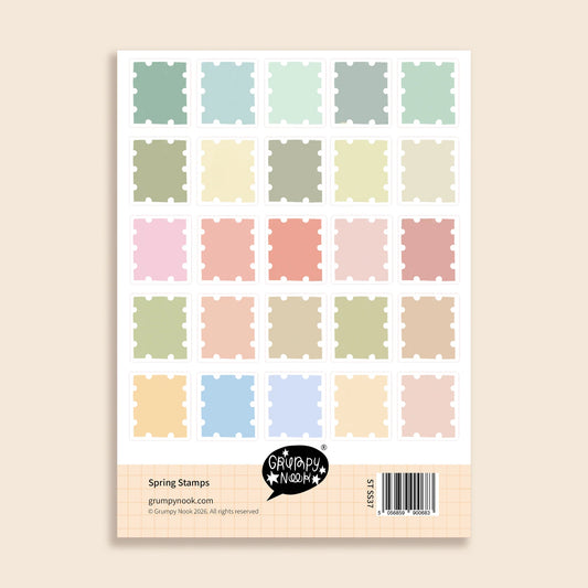 Spring Stamps Sticker Sheet
