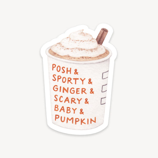 Pumpkin Spice Girls Sticker