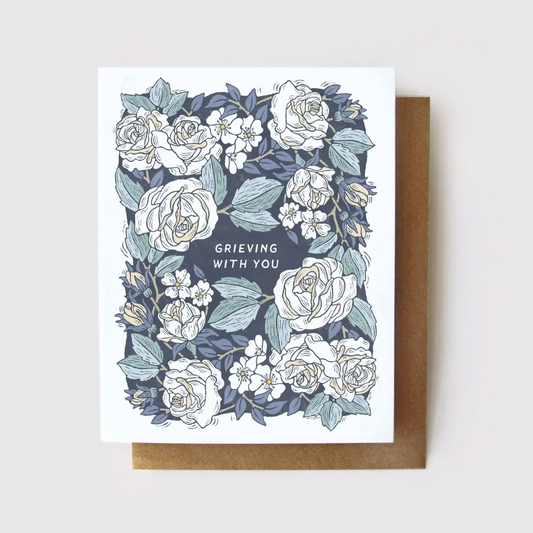 Grieving With You Greeting Card