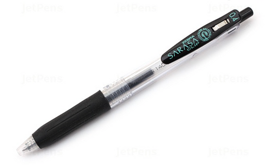 Black Sarasa Clip Gel Pen