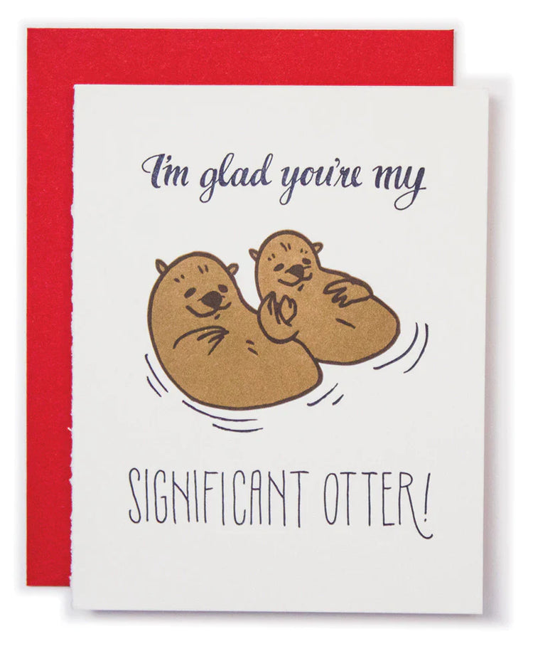 Significant Otter Greeting Card