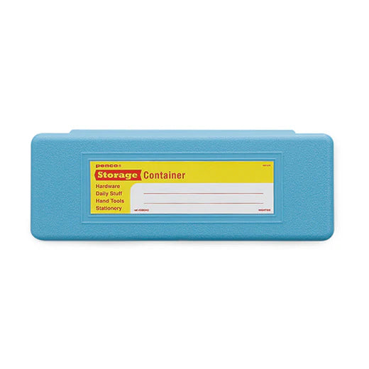 Light Blue Storage Container Pen Case