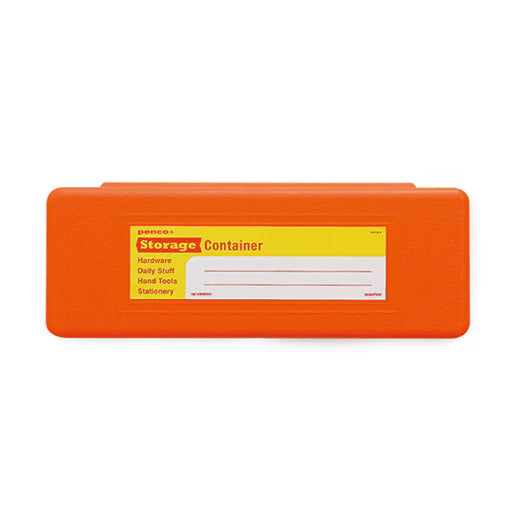 Orange Storage Container Pen Case