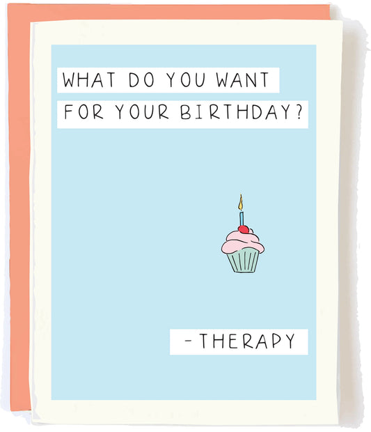 Therapy Birthday Card