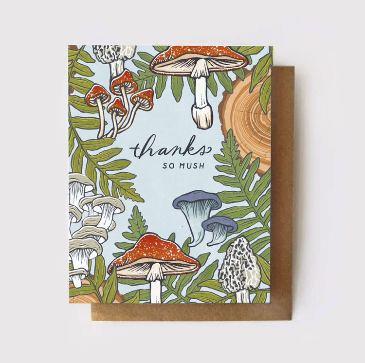 Thanks So Mush Greeting Card