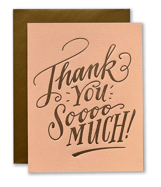 Thank you SOOOOO much Greeting Card