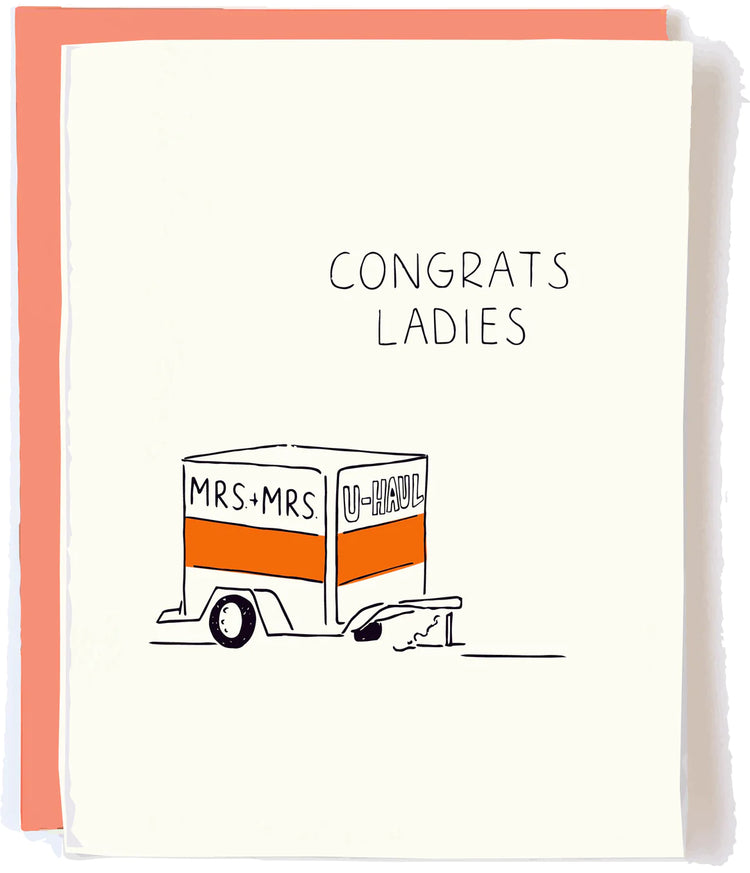 U-Haul Congrats Ladies Card