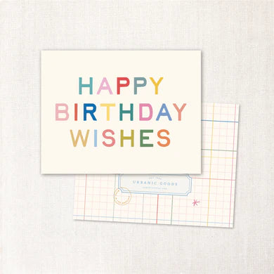 Happy Birthday Wishes Greeting Card