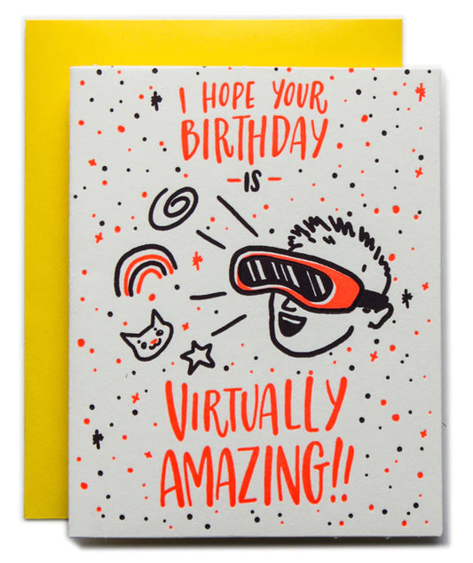 Virtually Amazing Birthday Card