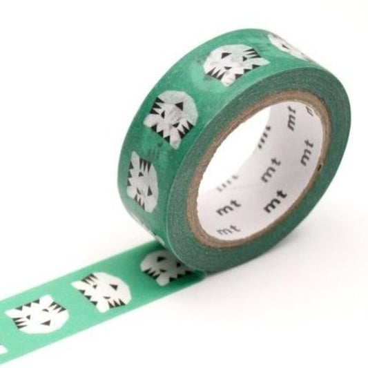 Papier Tigre le tigre green Washi Tape