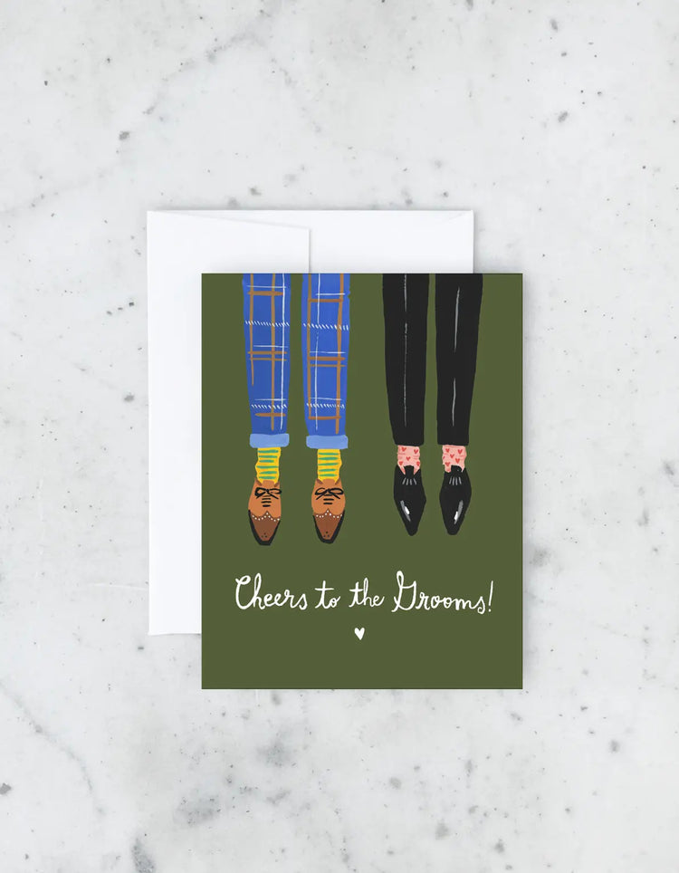 Groom & Groom Wedding Greeting Card