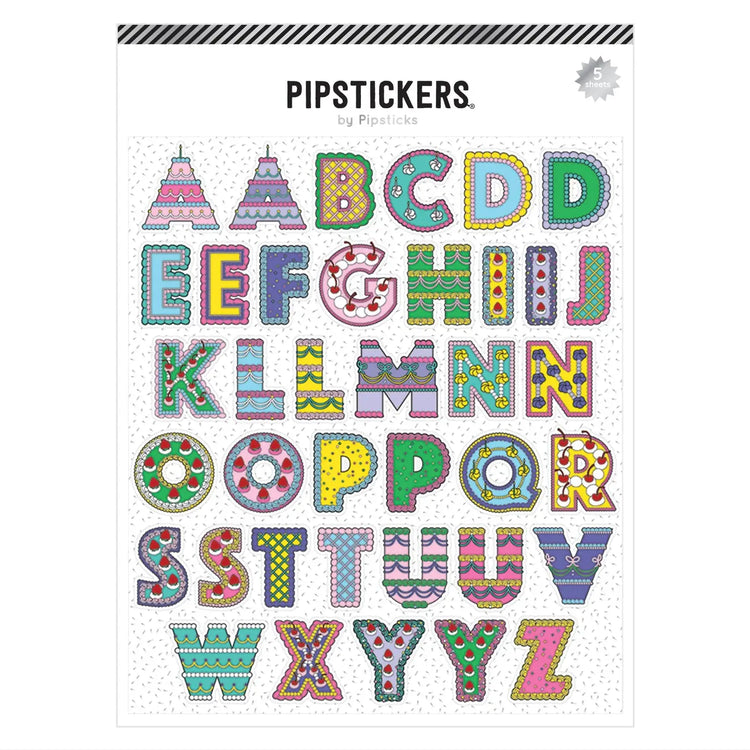 Icing On the Cake Big Alphabet Stickers