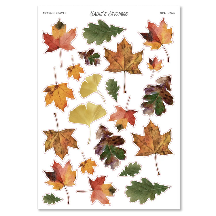 Autumn Leaves Sticker Sheet