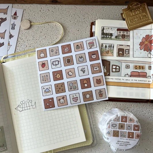 Patchwork Sticker Sheet