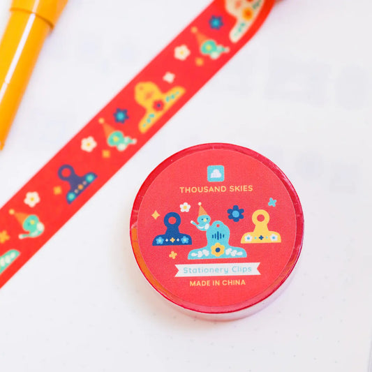 Stationery Clips Washi Tape