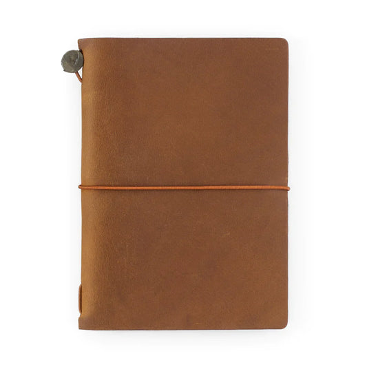 Traveler's Company Leather Journal Starter Kit Camel - Passport Size