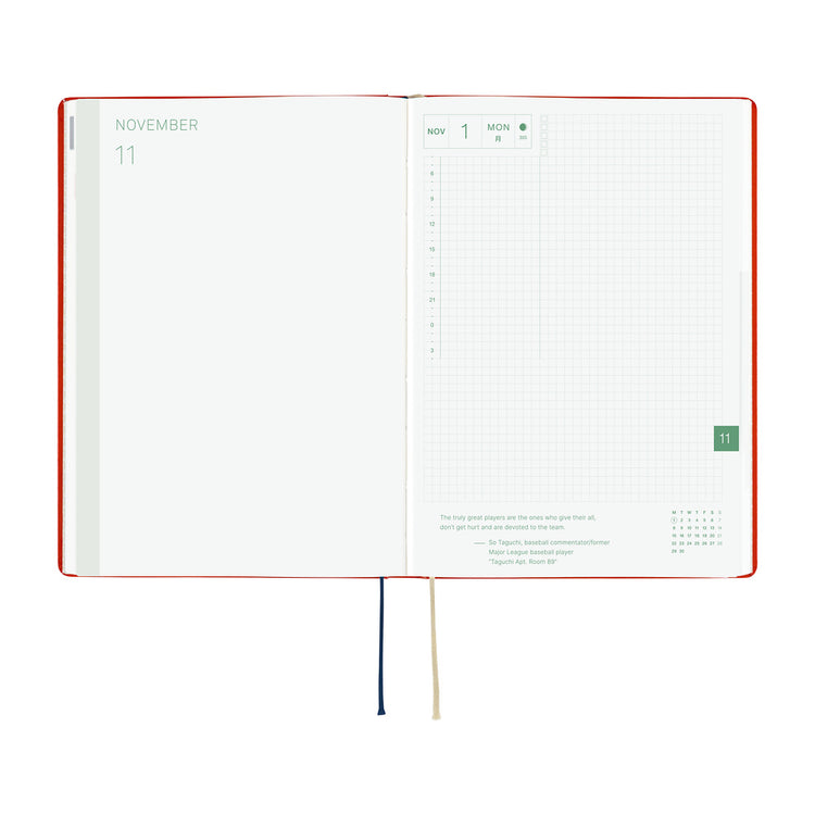 Hobonichi A6 Hon - Yumi Kitagishi: White Cat and Rabbit’s Tea Room