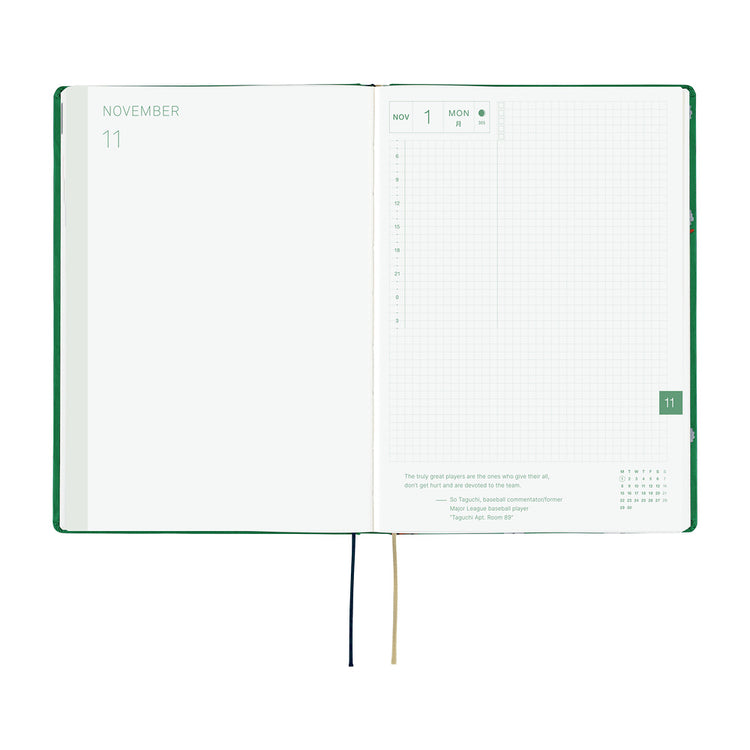 Hobonichi A6 Hon - Bow & Tie: Sheep Sheep Sheep