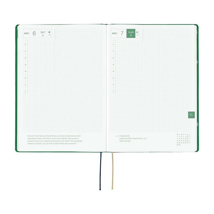 Hobonichi A6 Hon - Bow & Tie: Sheep Sheep Sheep