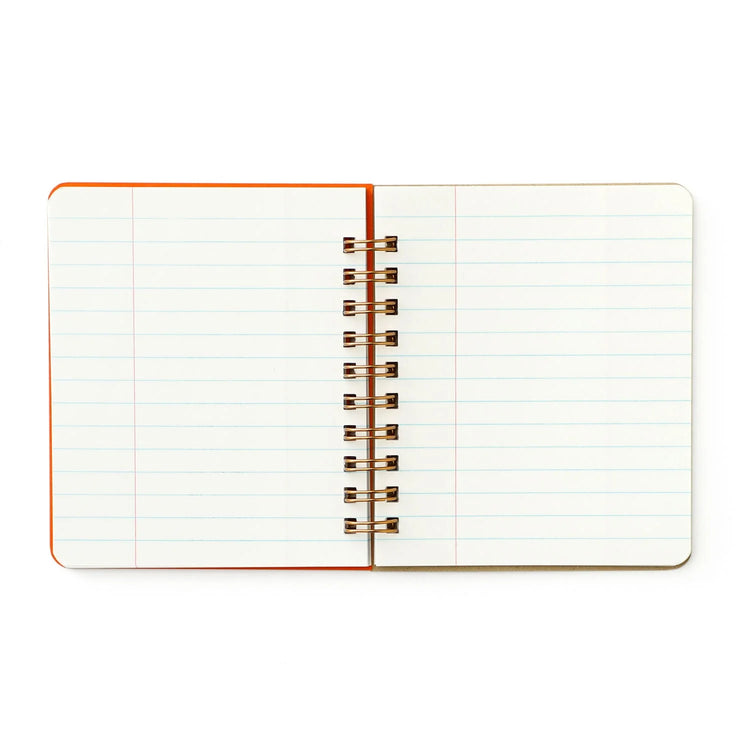 Medium Orange Coil Notebook