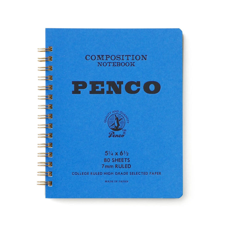 Medium Blue Coil Notebook