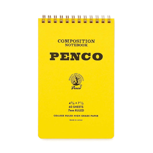 Medium Yellow Coil Notepad