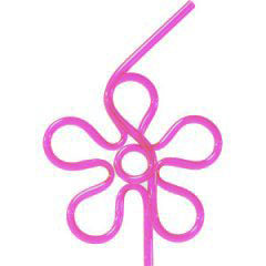 Pink Daisy Reusable Straw