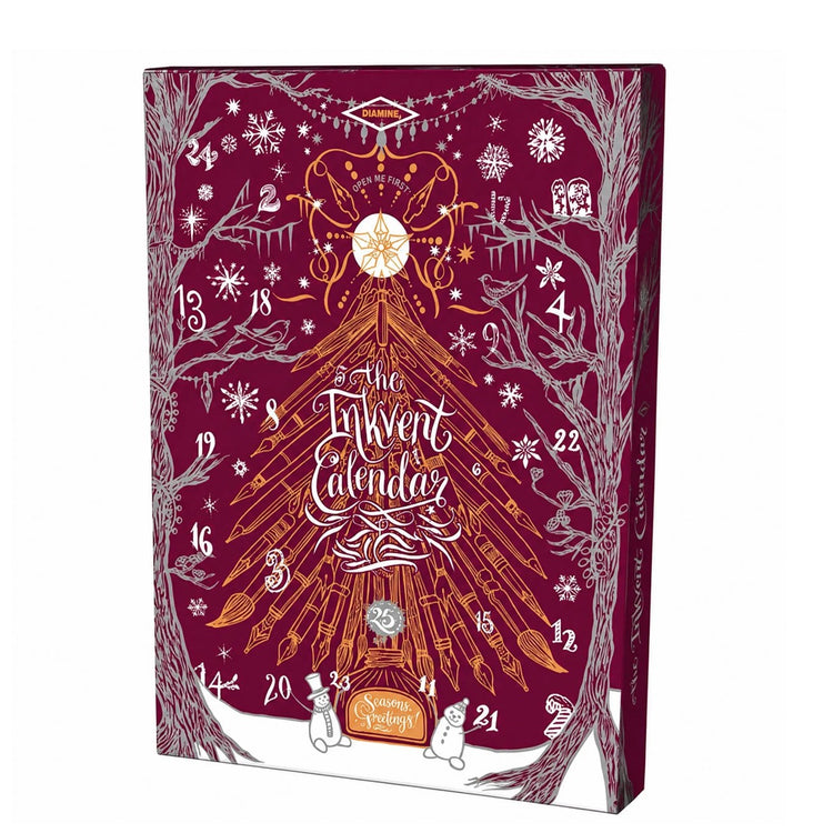 Inkvent Calender 2026 Burgundy Edition